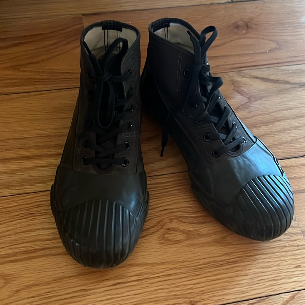 GUC Black Moonstar Rubber Rain Shoe 23cm